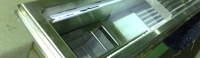 Stainless Steel Drainage Unit for Shops