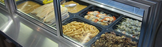 Stainless Steel Food Display Areas