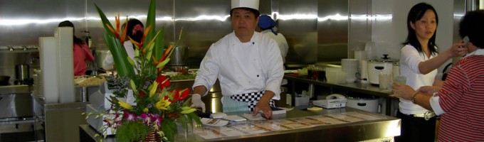 Stainless Steel Kitchen and Ordering Section